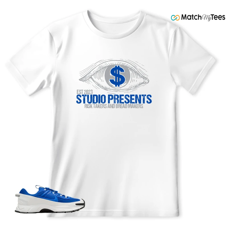 NIKE ZOOM VOMERO 5 ROAM RACER BLUE SNEAKER Matching Tees t-shirt