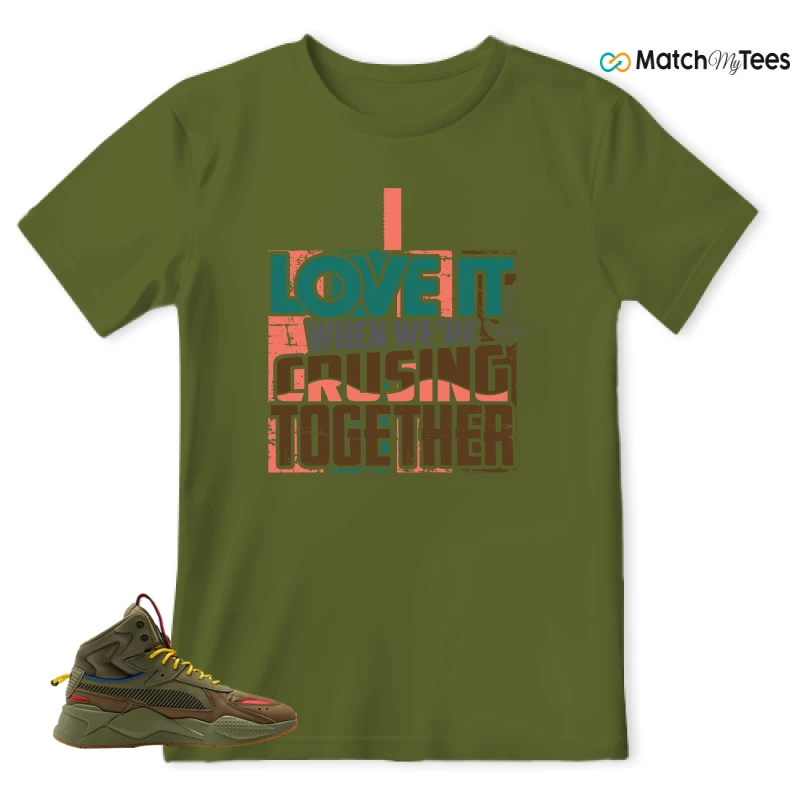 PUMA RS-X MID MILITIA WTR SNEAKER Matching Tees t-shirt