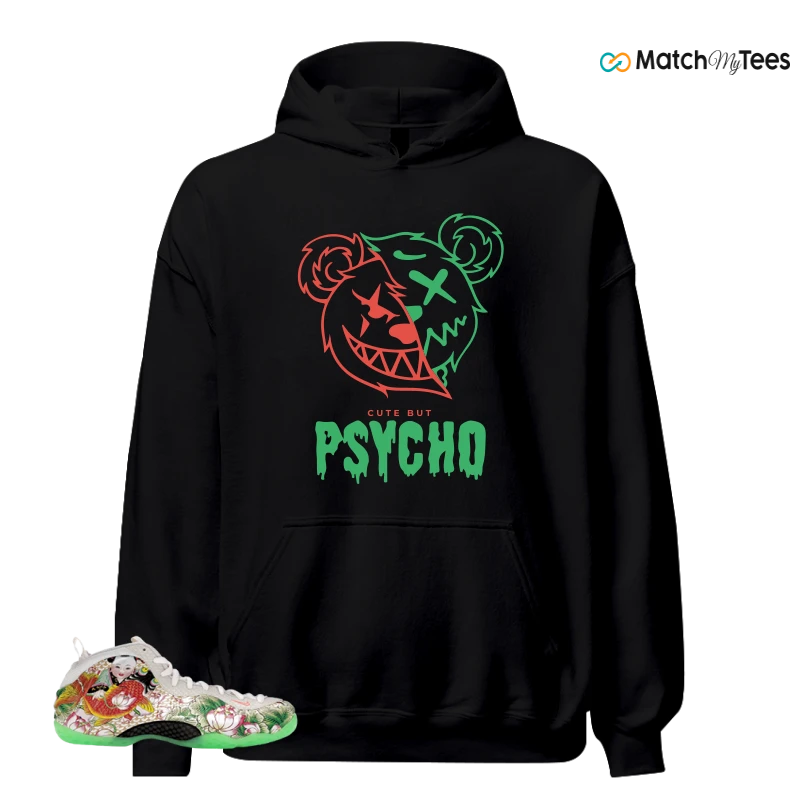 NIKE AIR FOAMPOSITE ONE PRO TIANJIN 2.0 SNEAKER/WHITE/LIGHT POISON GREEN/BLACK/LAVA GLOW/TOUR YELLOW matching Hoodie