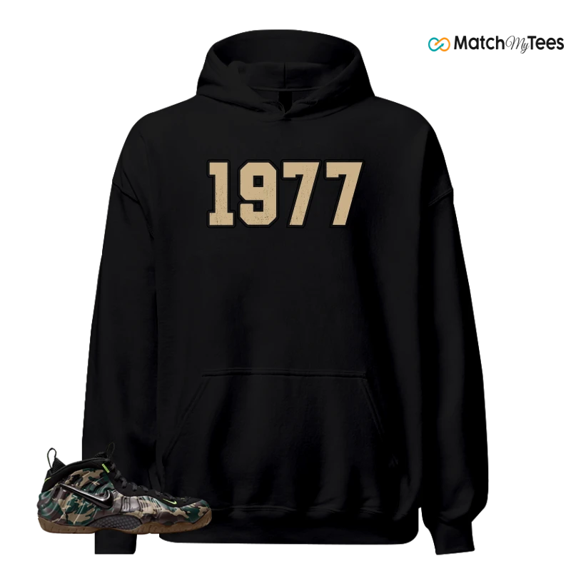 NIKE AIR FOAMPOSITE PRO GREEN CAMO SNEAKER Matching Tees hoodie