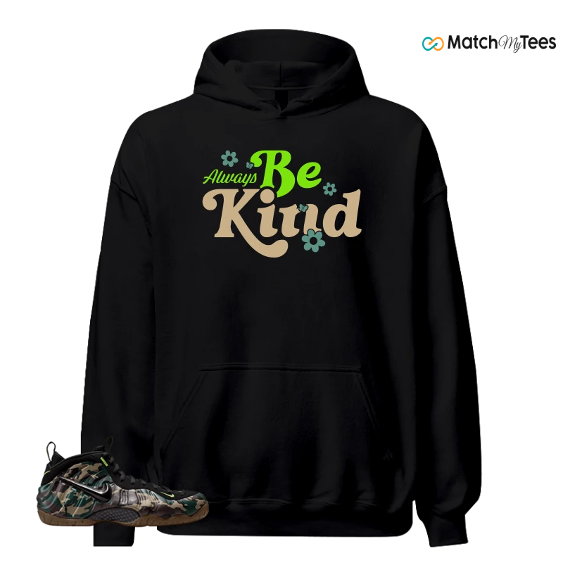 NIKE AIR FOAMPOSITE PRO GREEN CAMO SNEAKER Matching Tees hoodie