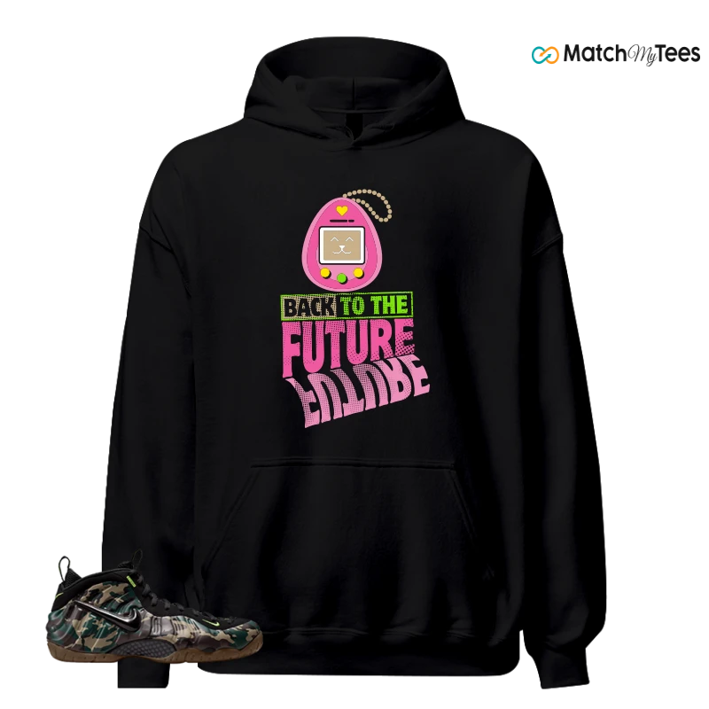 NIKE AIR FOAMPOSITE PRO GREEN CAMO SNEAKER Matching Tees hoodie
