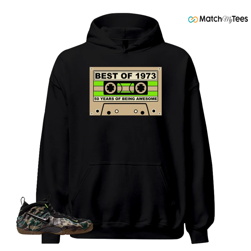 NIKE AIR FOAMPOSITE PRO GREEN CAMO SNEAKER Matching Tees hoodie