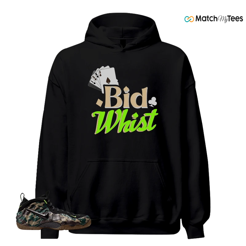 NIKE AIR FOAMPOSITE PRO GREEN CAMO SNEAKER Matching Tees hoodie