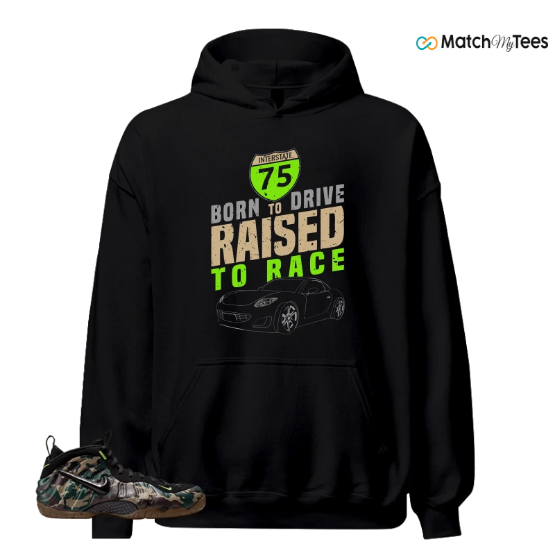 NIKE AIR FOAMPOSITE PRO GREEN CAMO SNEAKER Matching Tees hoodie