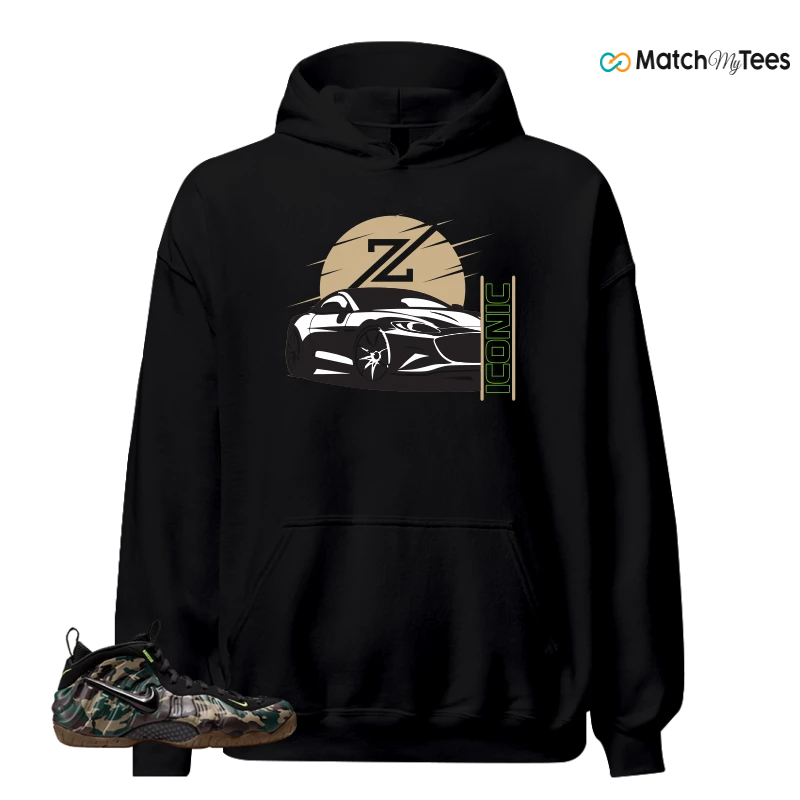 NIKE AIR FOAMPOSITE PRO GREEN CAMO SNEAKER Matching Tees hoodie
