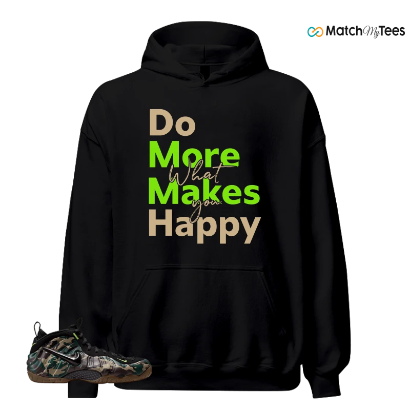 NIKE AIR FOAMPOSITE PRO GREEN CAMO SNEAKER Matching Tees hoodie