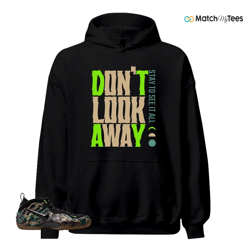 NIKE AIR FOAMPOSITE PRO GREEN CAMO SNEAKER Matching Tees hoodie
