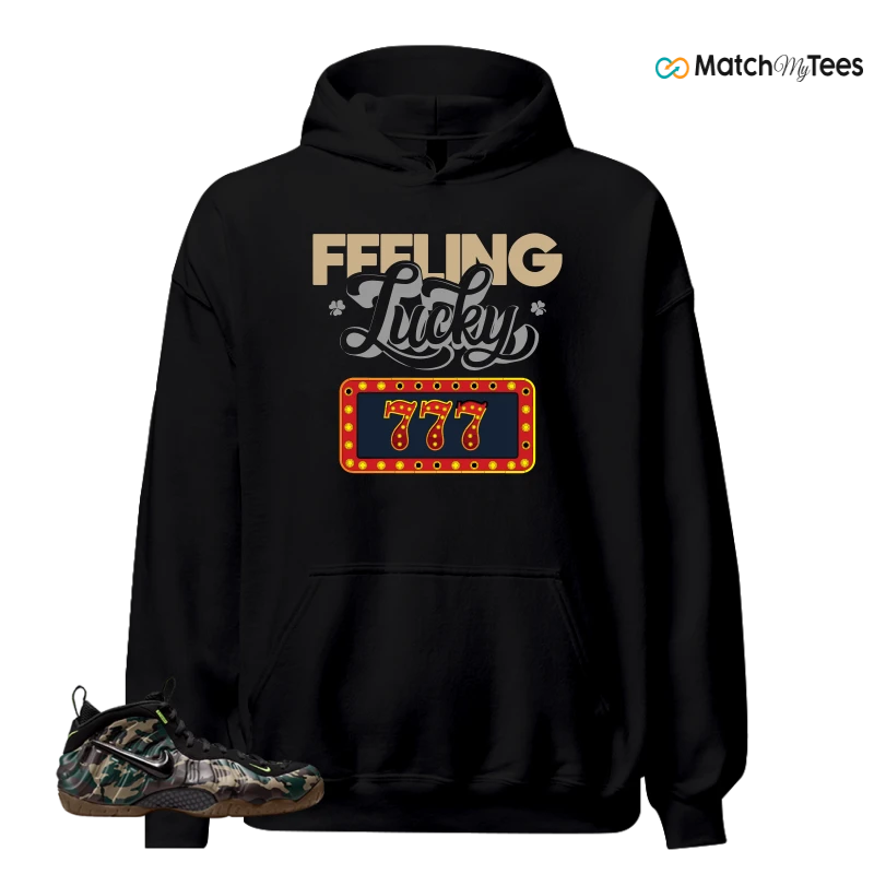 NIKE AIR FOAMPOSITE PRO GREEN CAMO SNEAKER Matching Tees hoodie