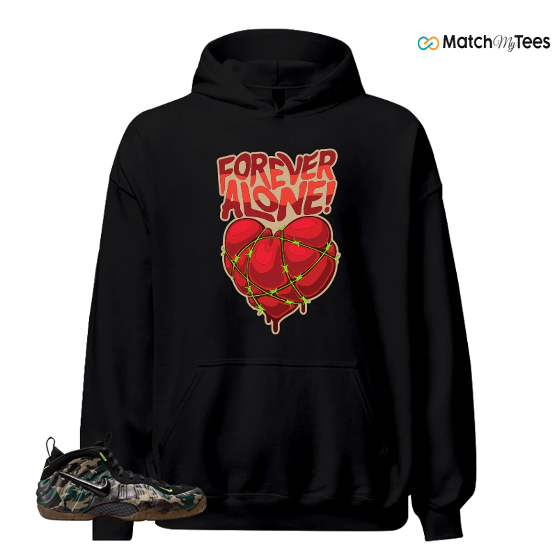 NIKE AIR FOAMPOSITE PRO GREEN CAMO SNEAKER Matching Tees hoodie