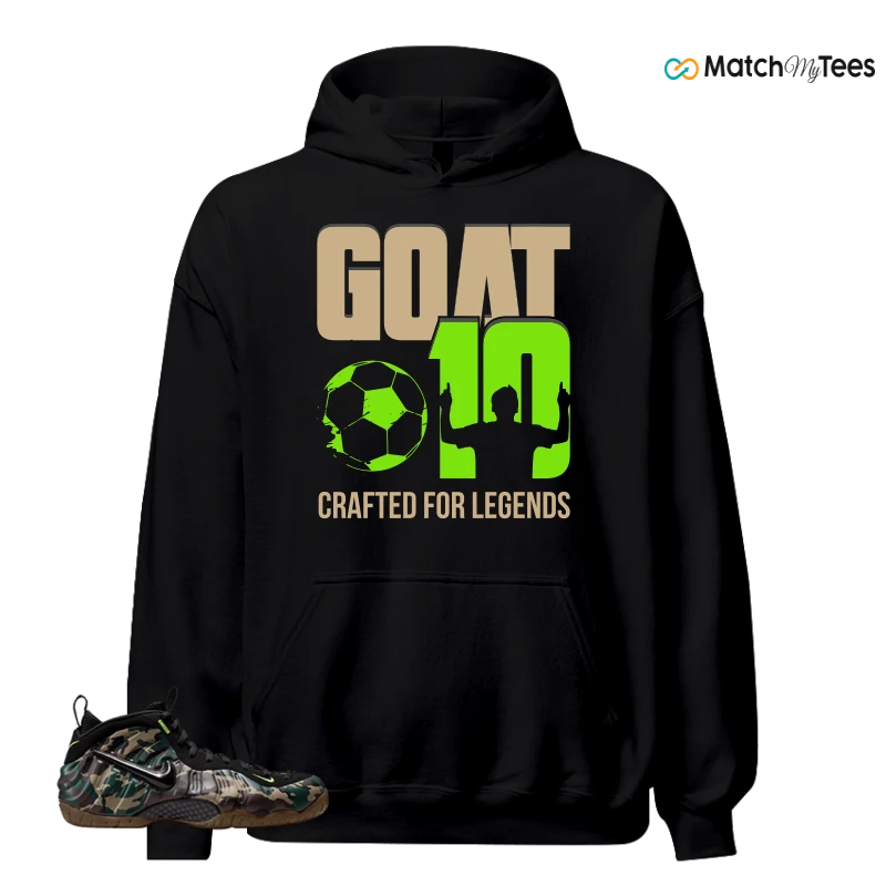 NIKE AIR FOAMPOSITE PRO GREEN CAMO SNEAKER Matching Tees hoodie