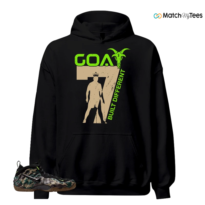 NIKE AIR FOAMPOSITE PRO GREEN CAMO SNEAKER Matching Tees hoodie