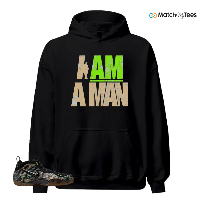 NIKE AIR FOAMPOSITE PRO GREEN CAMO SNEAKER Matching Tees hoodie