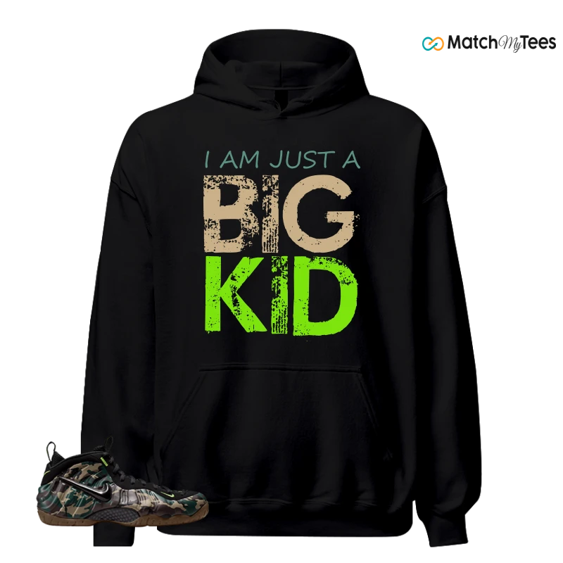 NIKE AIR FOAMPOSITE PRO GREEN CAMO SNEAKER Matching Tees hoodie