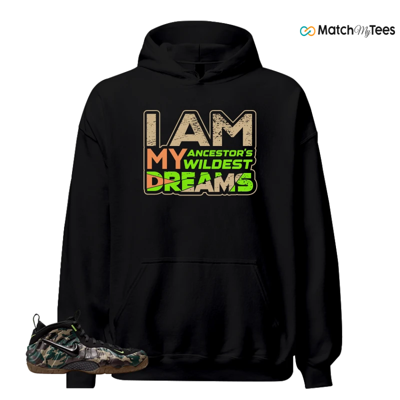 NIKE AIR FOAMPOSITE PRO GREEN CAMO SNEAKER Matching Tees hoodie