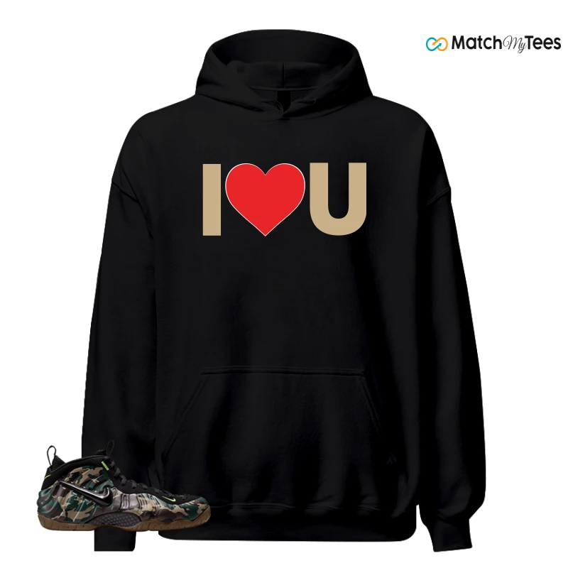 NIKE AIR FOAMPOSITE PRO GREEN CAMO SNEAKER Matching Tees hoodie