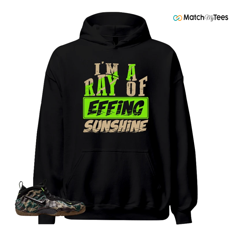 NIKE AIR FOAMPOSITE PRO GREEN CAMO SNEAKER Matching Tees hoodie