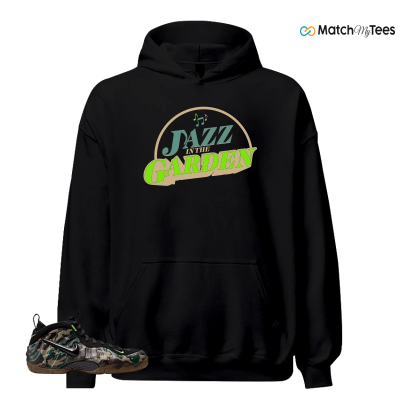 NIKE AIR FOAMPOSITE PRO GREEN CAMO SNEAKER Matching Tees hoodie