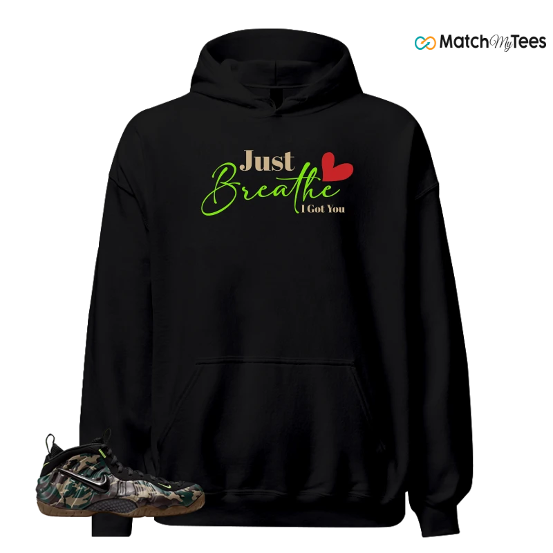 NIKE AIR FOAMPOSITE PRO GREEN CAMO SNEAKER Matching Tees hoodie