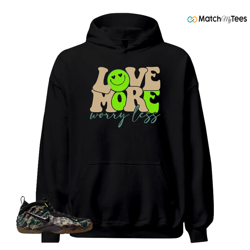 NIKE AIR FOAMPOSITE PRO GREEN CAMO SNEAKER Matching Tees hoodie