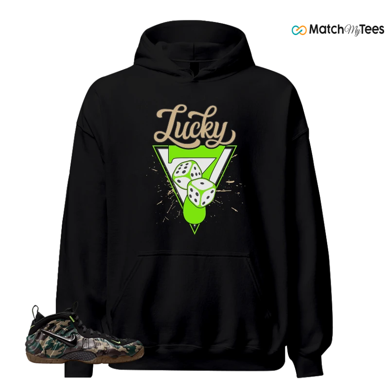NIKE AIR FOAMPOSITE PRO GREEN CAMO SNEAKER Matching Tees hoodie