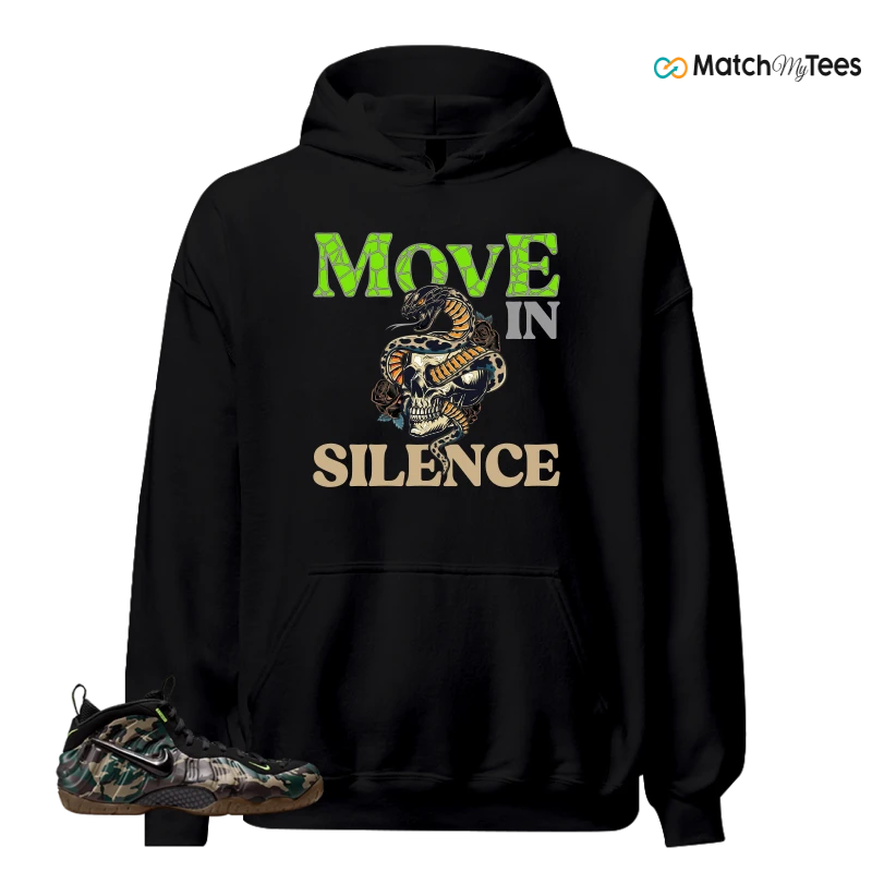 NIKE AIR FOAMPOSITE PRO GREEN CAMO SNEAKER Matching Tees hoodie