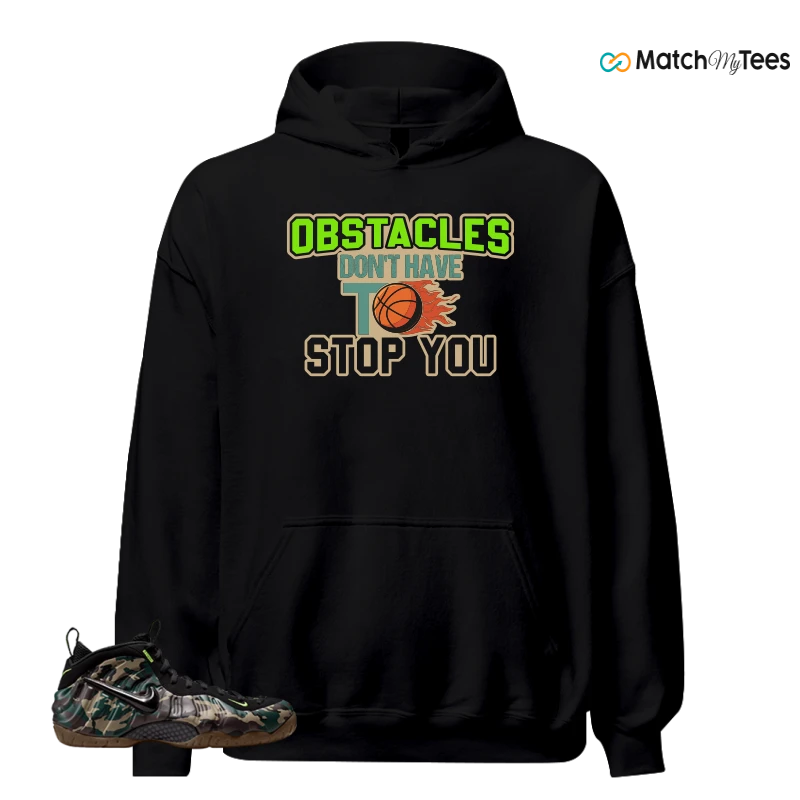 NIKE AIR FOAMPOSITE PRO GREEN CAMO SNEAKER Matching Tees hoodie