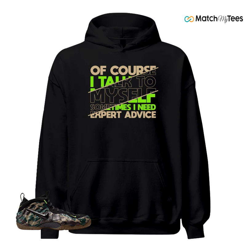 NIKE AIR FOAMPOSITE PRO GREEN CAMO SNEAKER Matching Tees hoodie