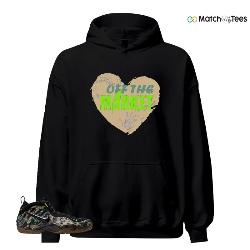 NIKE AIR FOAMPOSITE PRO GREEN CAMO SNEAKER Matching Tees hoodie