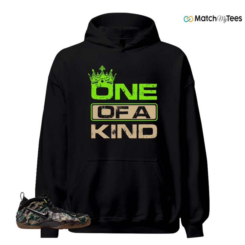 NIKE AIR FOAMPOSITE PRO GREEN CAMO SNEAKER Matching Tees hoodie