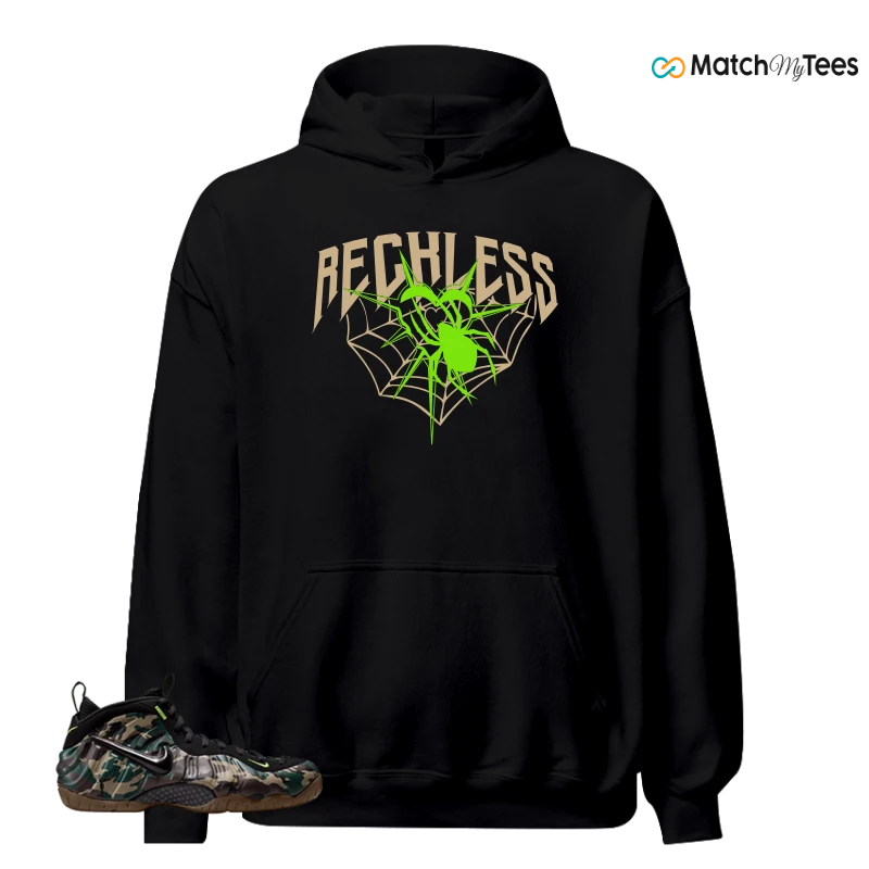 NIKE AIR FOAMPOSITE PRO GREEN CAMO SNEAKER Matching Tees hoodie