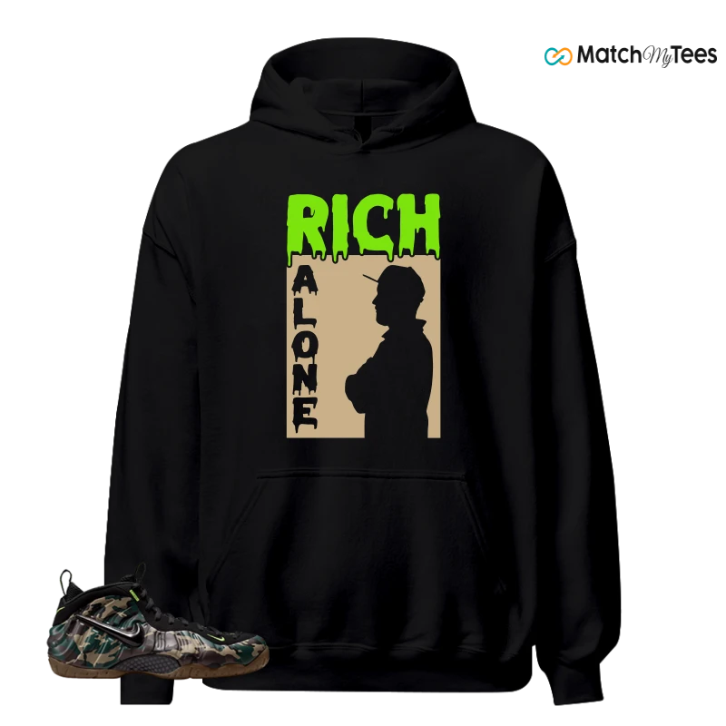 NIKE AIR FOAMPOSITE PRO GREEN CAMO SNEAKER Matching Tees hoodie