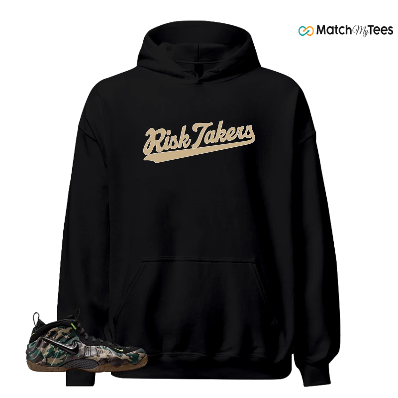 NIKE AIR FOAMPOSITE PRO GREEN CAMO SNEAKER Matching Tees hoodie