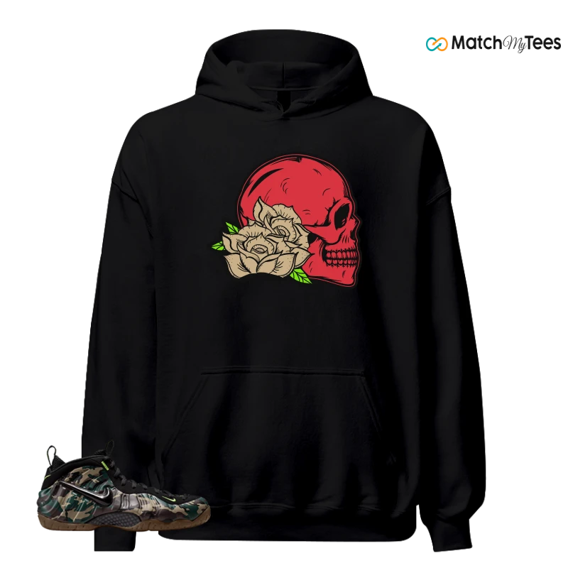 NIKE AIR FOAMPOSITE PRO GREEN CAMO SNEAKER Matching Tees hoodie