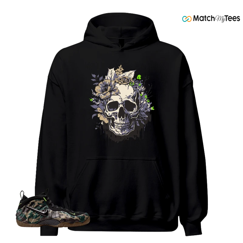 NIKE AIR FOAMPOSITE PRO GREEN CAMO SNEAKER Matching Tees hoodie