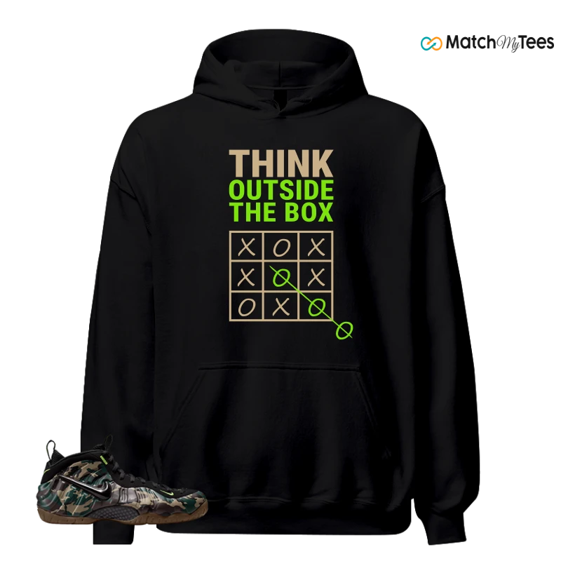 NIKE AIR FOAMPOSITE PRO GREEN CAMO SNEAKER Matching Tees hoodie
