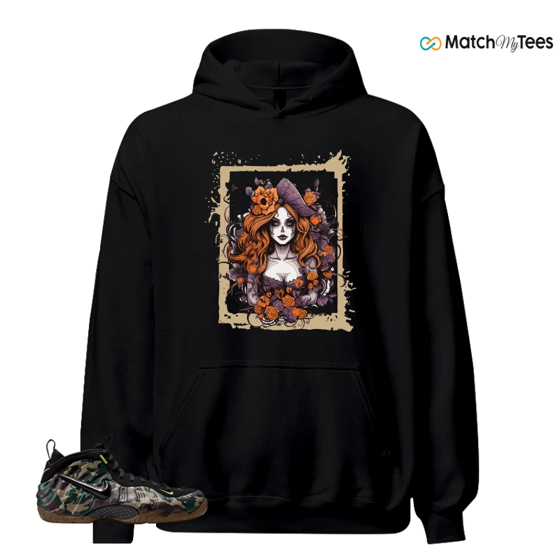NIKE AIR FOAMPOSITE PRO GREEN CAMO SNEAKER Matching Tees hoodie
