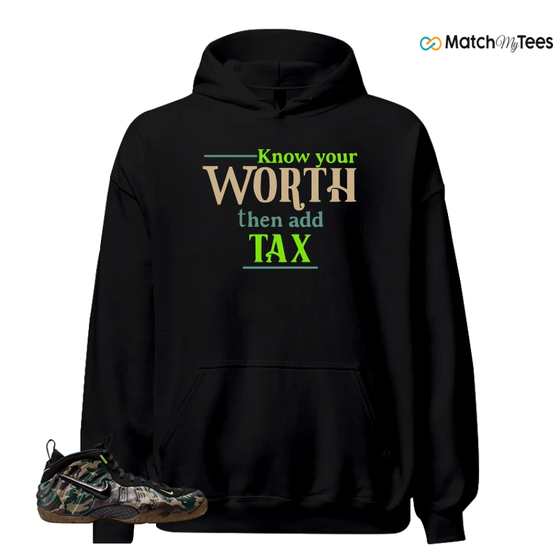 NIKE AIR FOAMPOSITE PRO GREEN CAMO SNEAKER Matching Tees hoodie