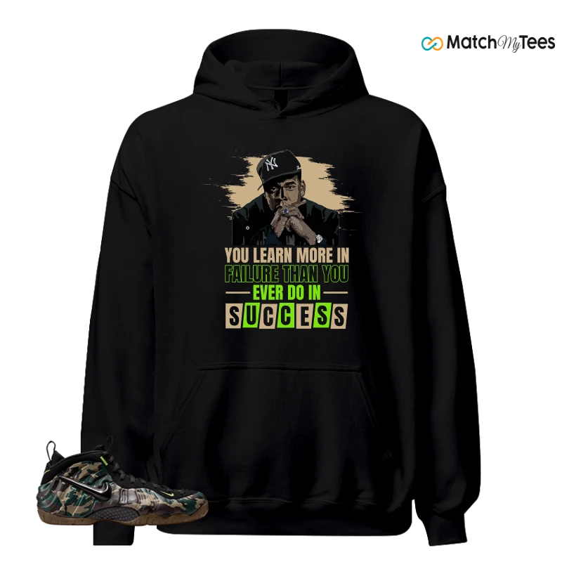 NIKE AIR FOAMPOSITE PRO GREEN CAMO SNEAKER Matching Tees hoodie