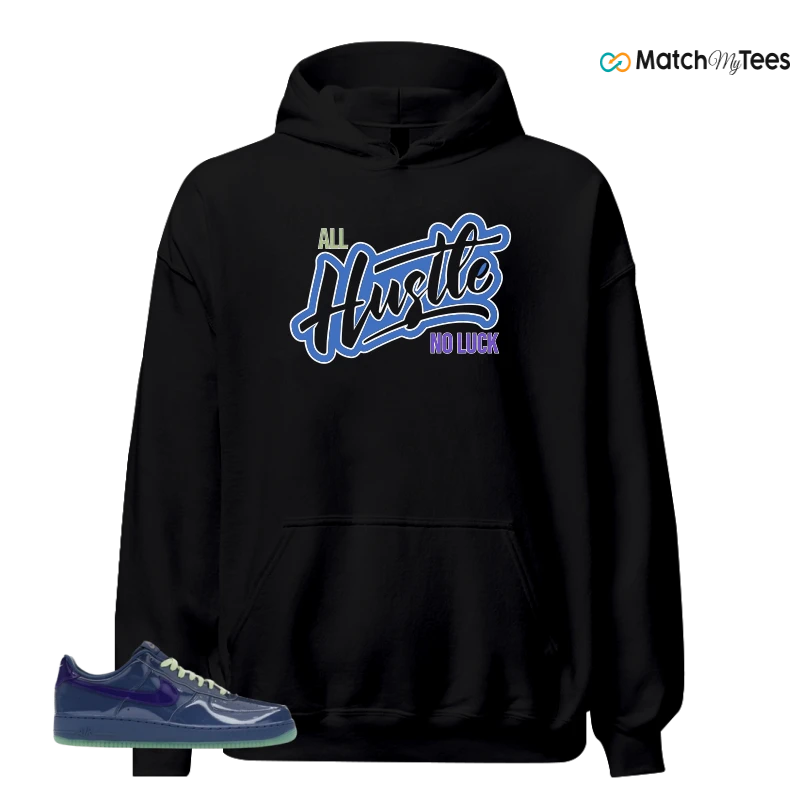 NIKE AIR FORCE 1 LOW PATENT LEATHER MYSTIC NAVY GRAPE ICE SNEAKER Matching Tees hoodie