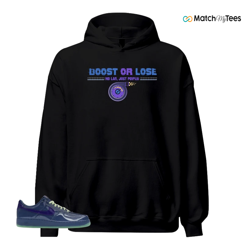 NIKE AIR FORCE 1 LOW PATENT LEATHER MYSTIC NAVY GRAPE ICE SNEAKER Matching Tees hoodie