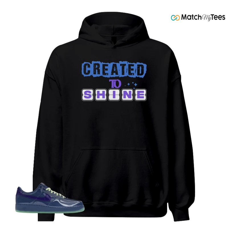 NIKE AIR FORCE 1 LOW PATENT LEATHER MYSTIC NAVY GRAPE ICE SNEAKER Matching Tees hoodie