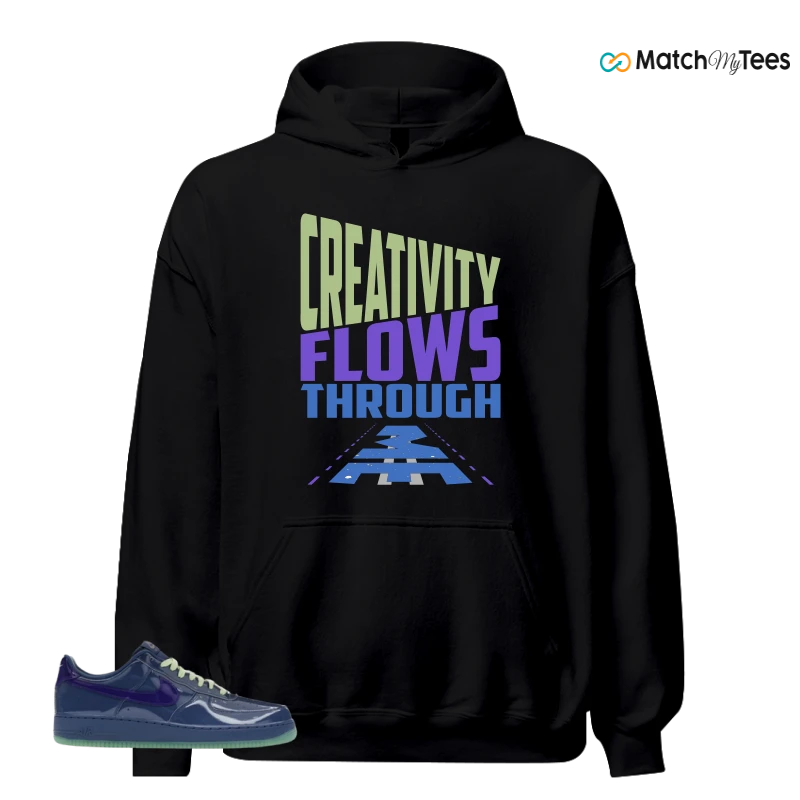 NIKE AIR FORCE 1 LOW PATENT LEATHER MYSTIC NAVY GRAPE ICE SNEAKER Matching Tees hoodie