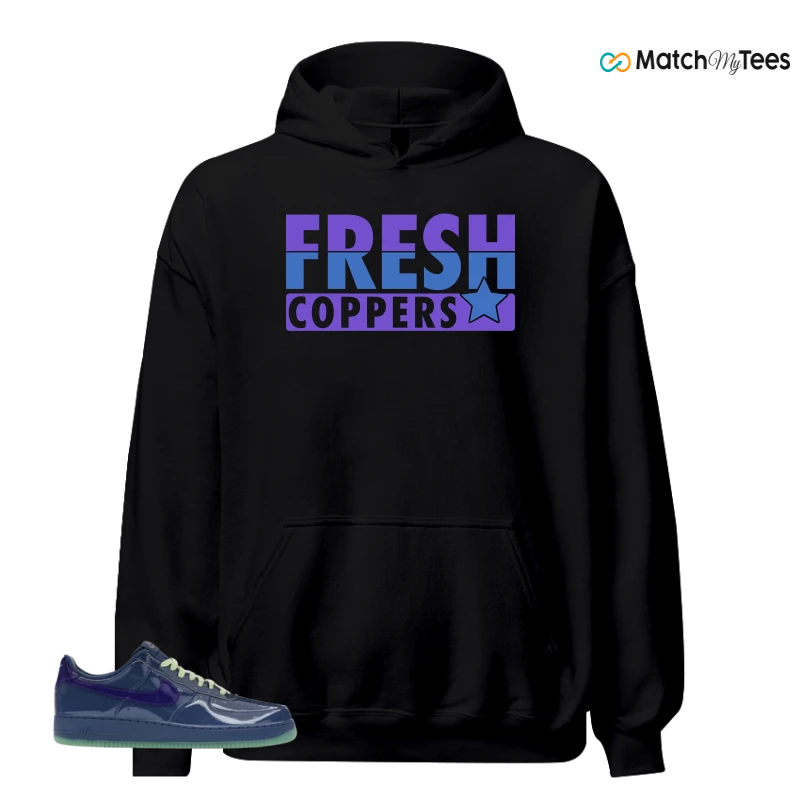 NIKE AIR FORCE 1 LOW PATENT LEATHER MYSTIC NAVY GRAPE ICE SNEAKER Matching Tees hoodie