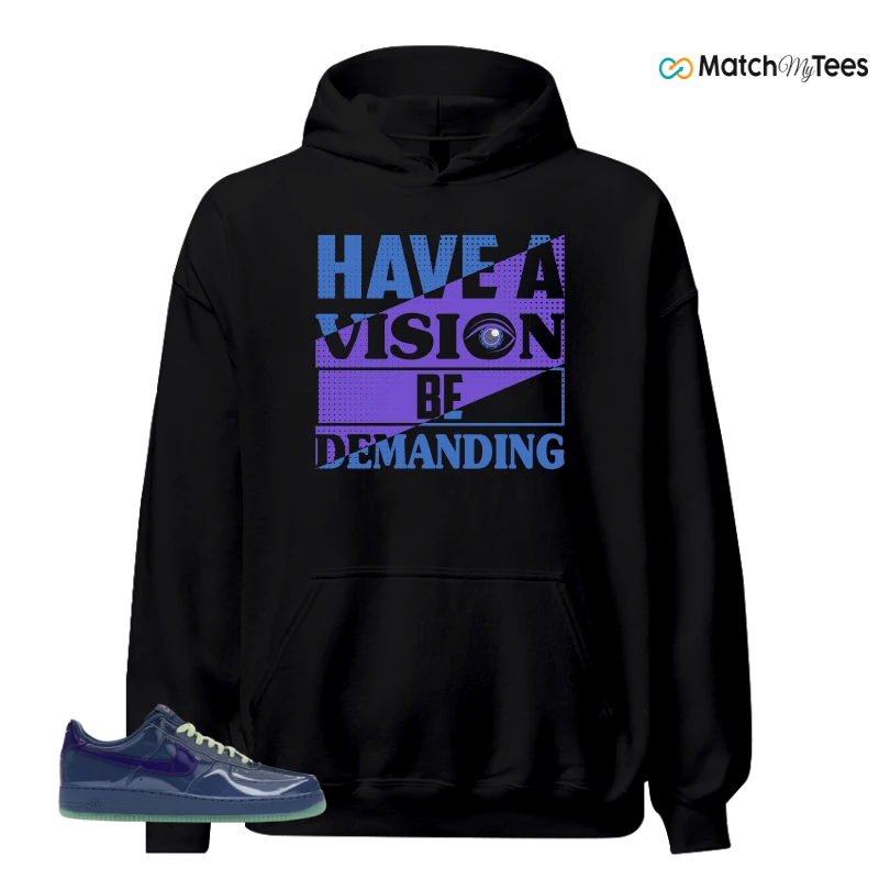 NIKE AIR FORCE 1 LOW PATENT LEATHER MYSTIC NAVY GRAPE ICE SNEAKER Matching Tees hoodie