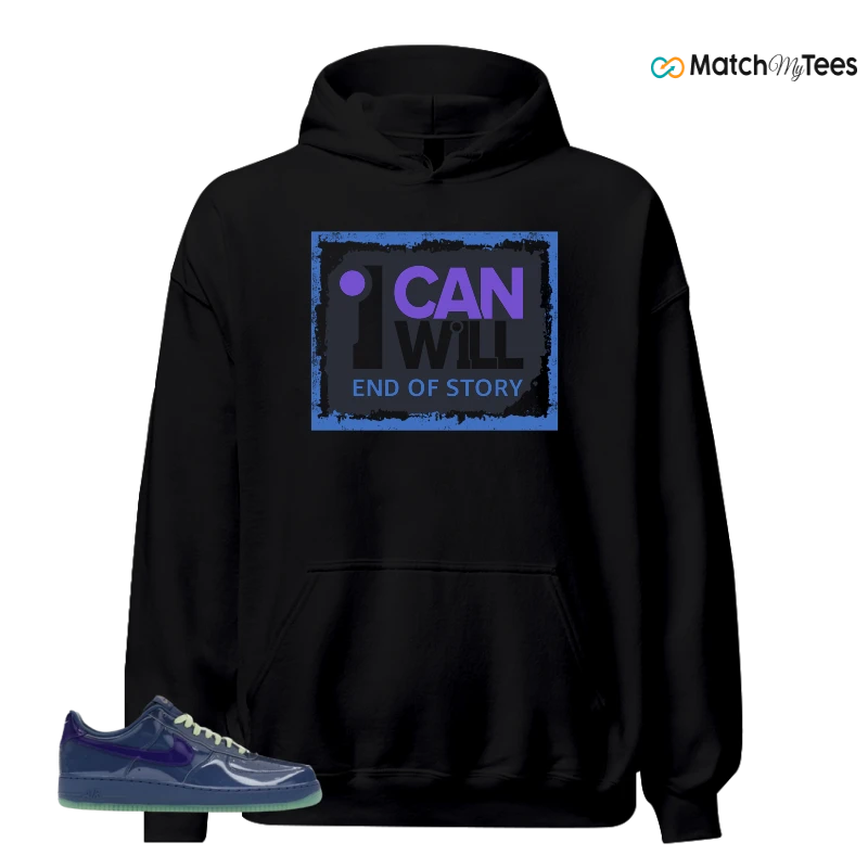 NIKE AIR FORCE 1 LOW PATENT LEATHER MYSTIC NAVY GRAPE ICE SNEAKER Matching Tees hoodie