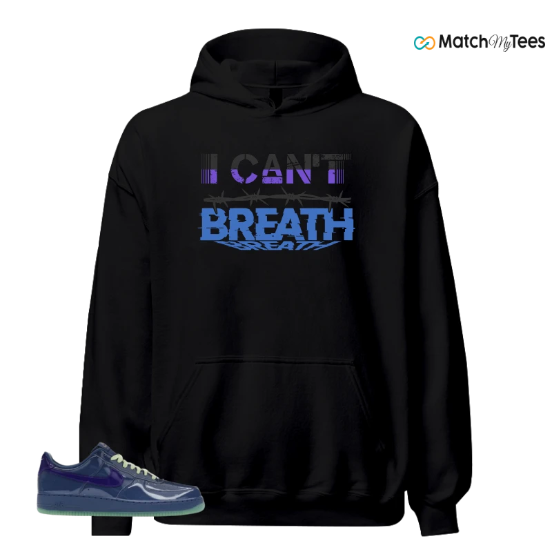 NIKE AIR FORCE 1 LOW PATENT LEATHER MYSTIC NAVY GRAPE ICE SNEAKER Matching Tees hoodie