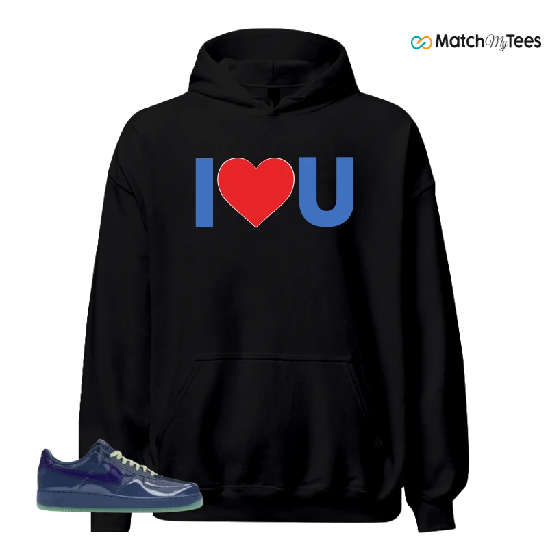 NIKE AIR FORCE 1 LOW PATENT LEATHER MYSTIC NAVY GRAPE ICE SNEAKER Matching Tees hoodie