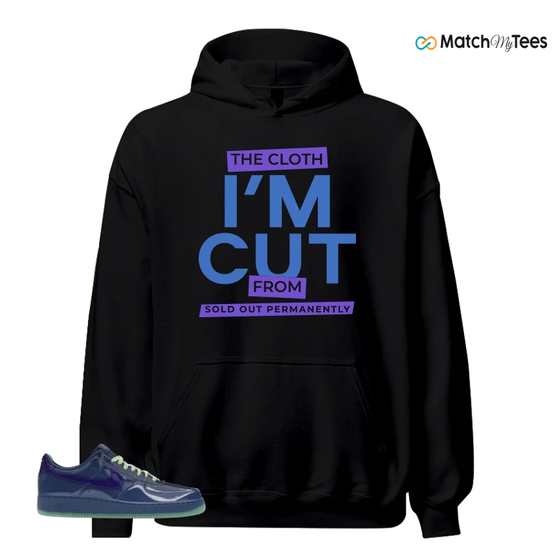 NIKE AIR FORCE 1 LOW PATENT LEATHER MYSTIC NAVY GRAPE ICE SNEAKER Matching Tees hoodie