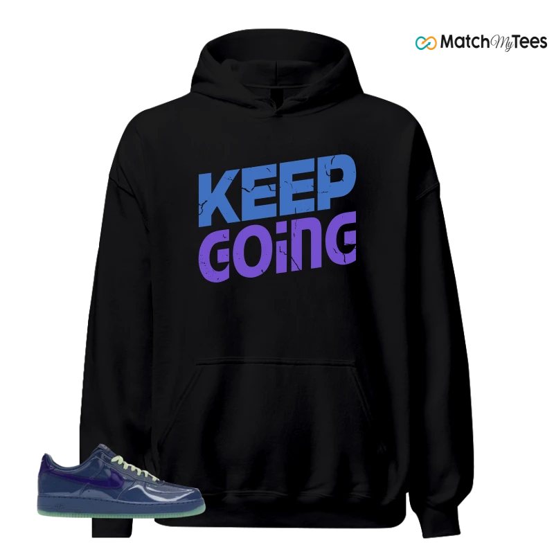 NIKE AIR FORCE 1 LOW PATENT LEATHER MYSTIC NAVY GRAPE ICE SNEAKER Matching Tees hoodie